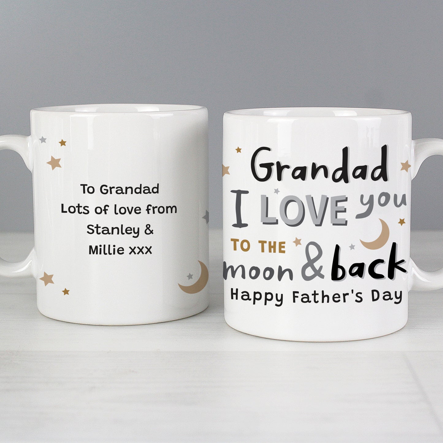 Personalised To the Moon and Back Mug - image 3