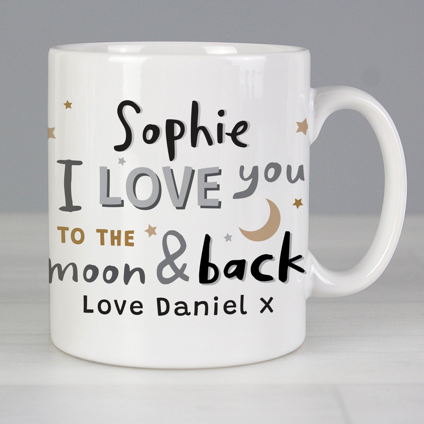 Personalised To the Moon and Back Mug - image 4