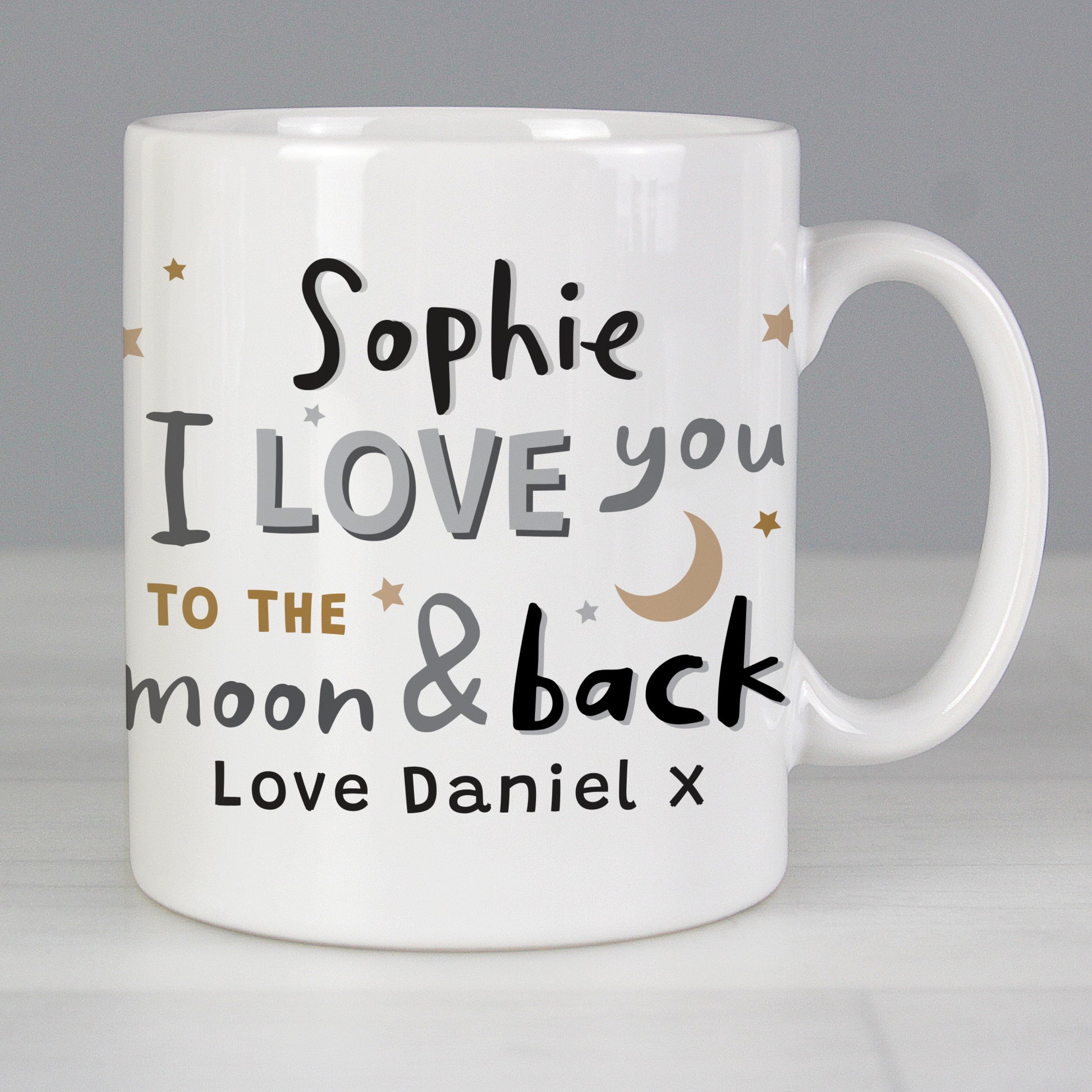Personalised To the Moon and Back Mug - image 4