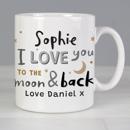 Personalised To the Moon and Back Mug - image 4