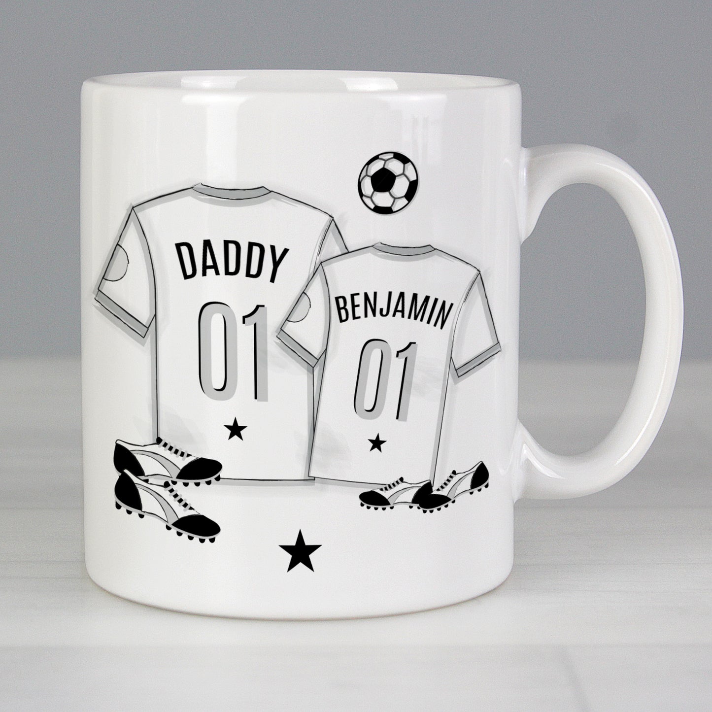 Personalised Football Mini Me Mug from Heartfelt Gifts