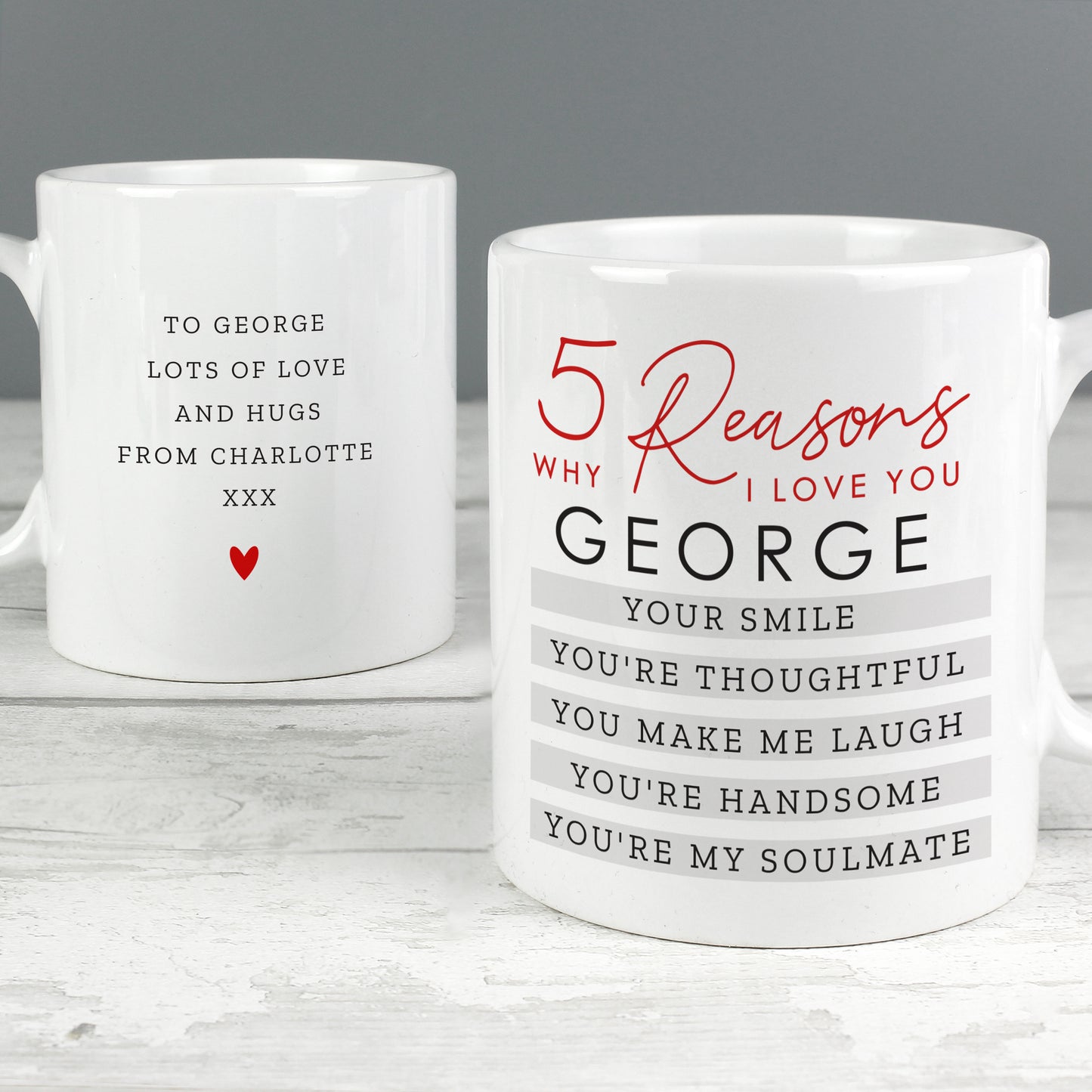 Personalised 5 Reasons Why Mug - image 3