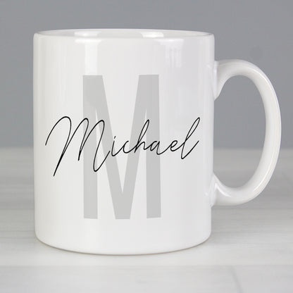 Personalised Name & Initial Mug from Heartfelt Gifts