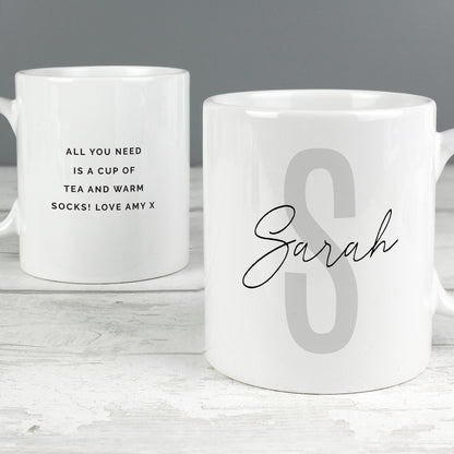 Personalised Name & Initial Mug - image 3