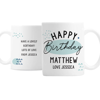 Personalised Happy Birthday Mug - image 2