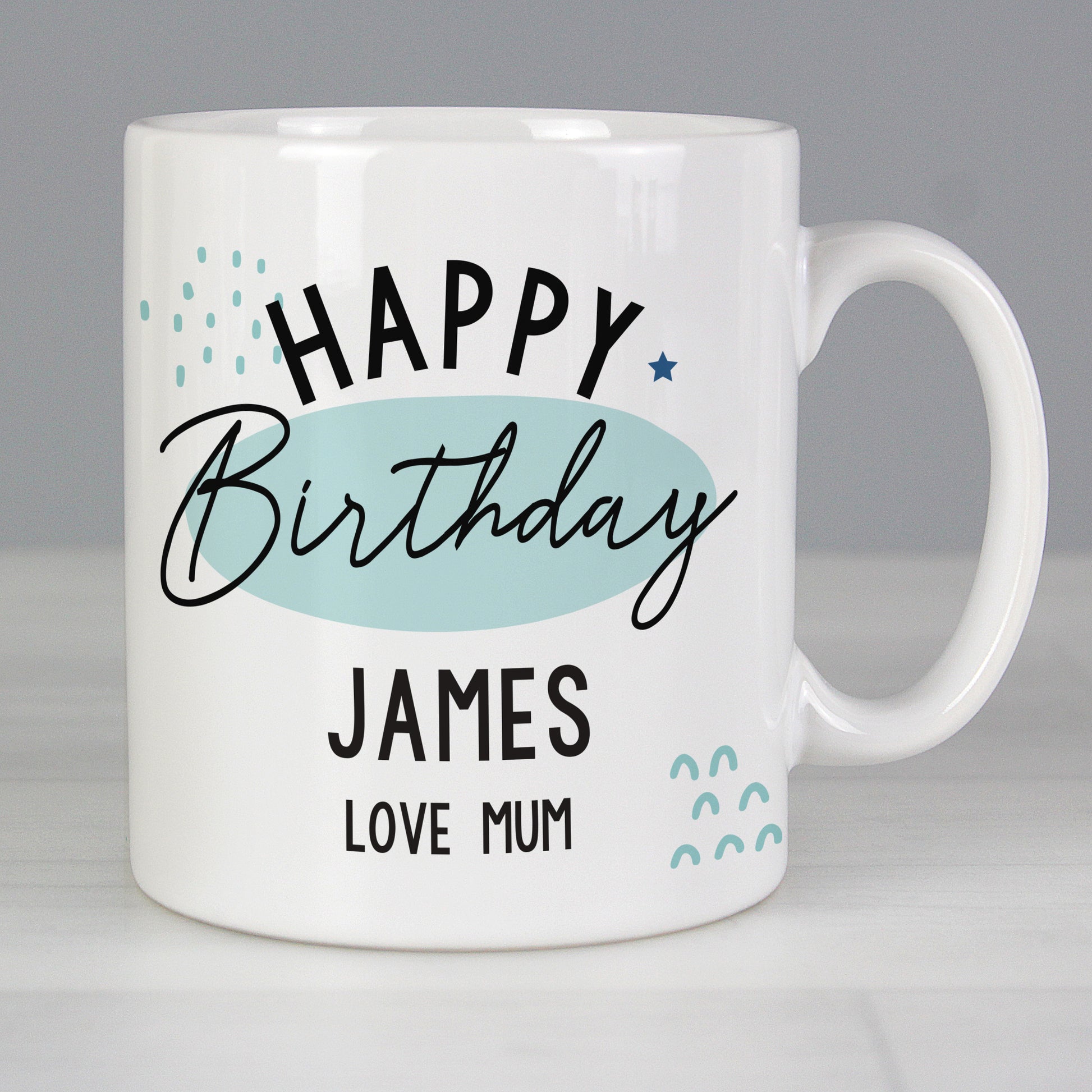 Personalised Happy Birthday Mug - image 4