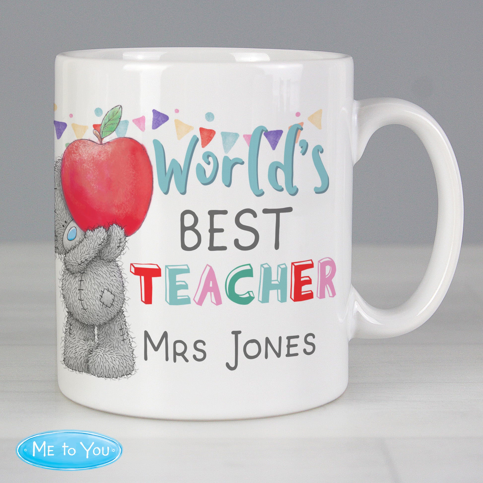 Personalised Me to You World's Best Teacher Mug from Heartfelt Gifts