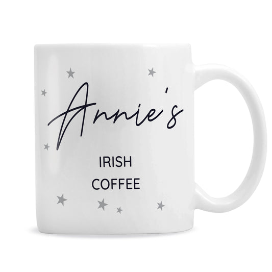 Personalised Free Text Little Grey Stars Mug - image 4