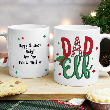 Personalised Dad Elf Mug from Heartfelt Gifts