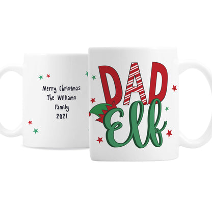 Personalised Dad Elf Mug - image 3