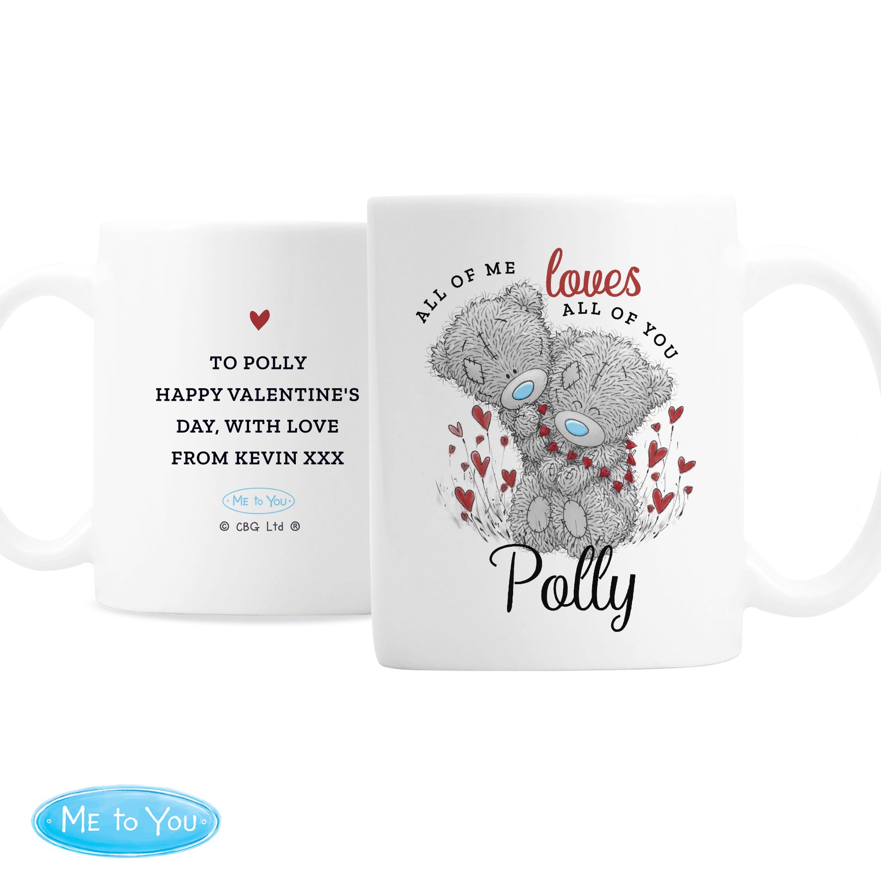 Personalised Me to You Valentine Mug - image 5