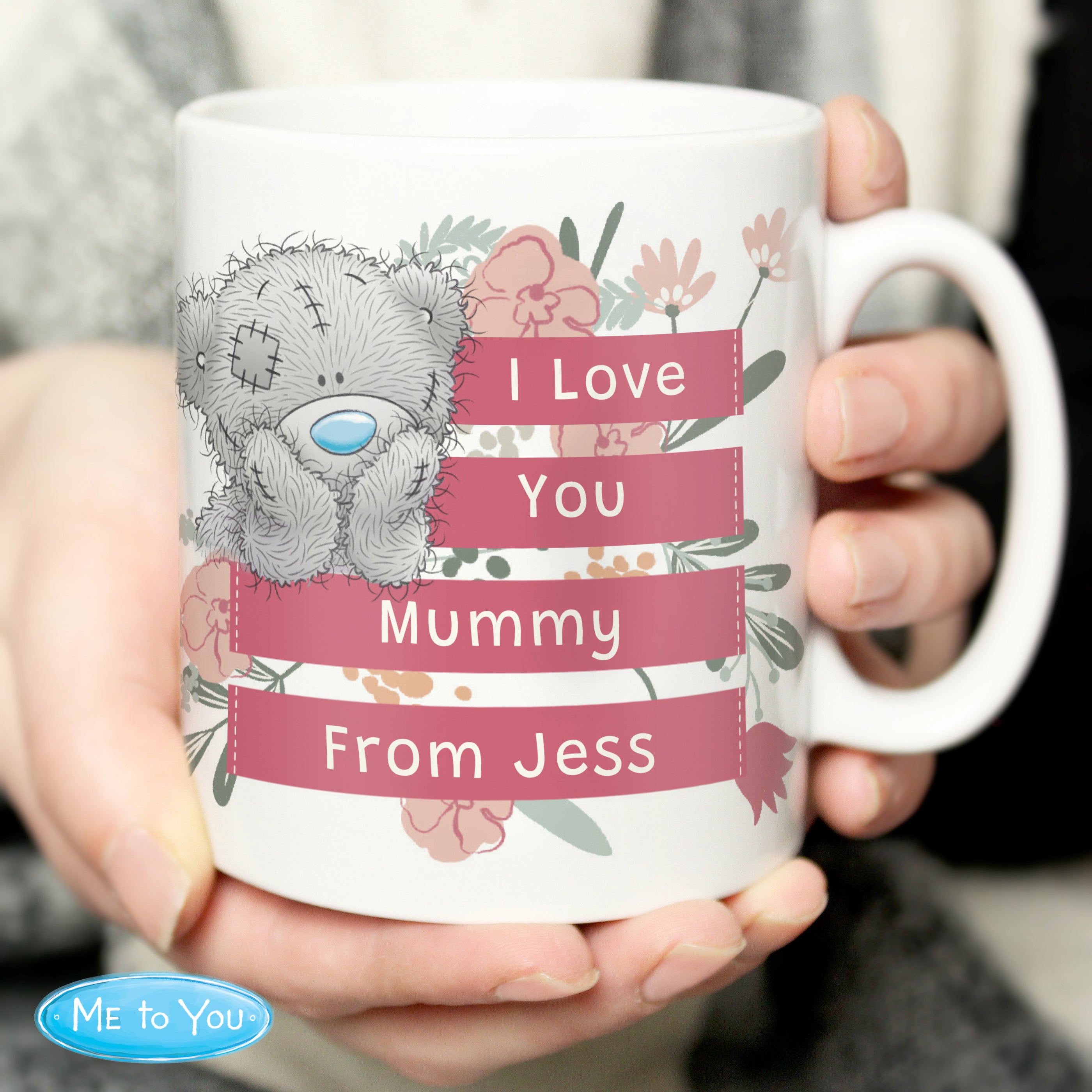 Personalised Me To You Floral Mug from Heartfelt Gifts