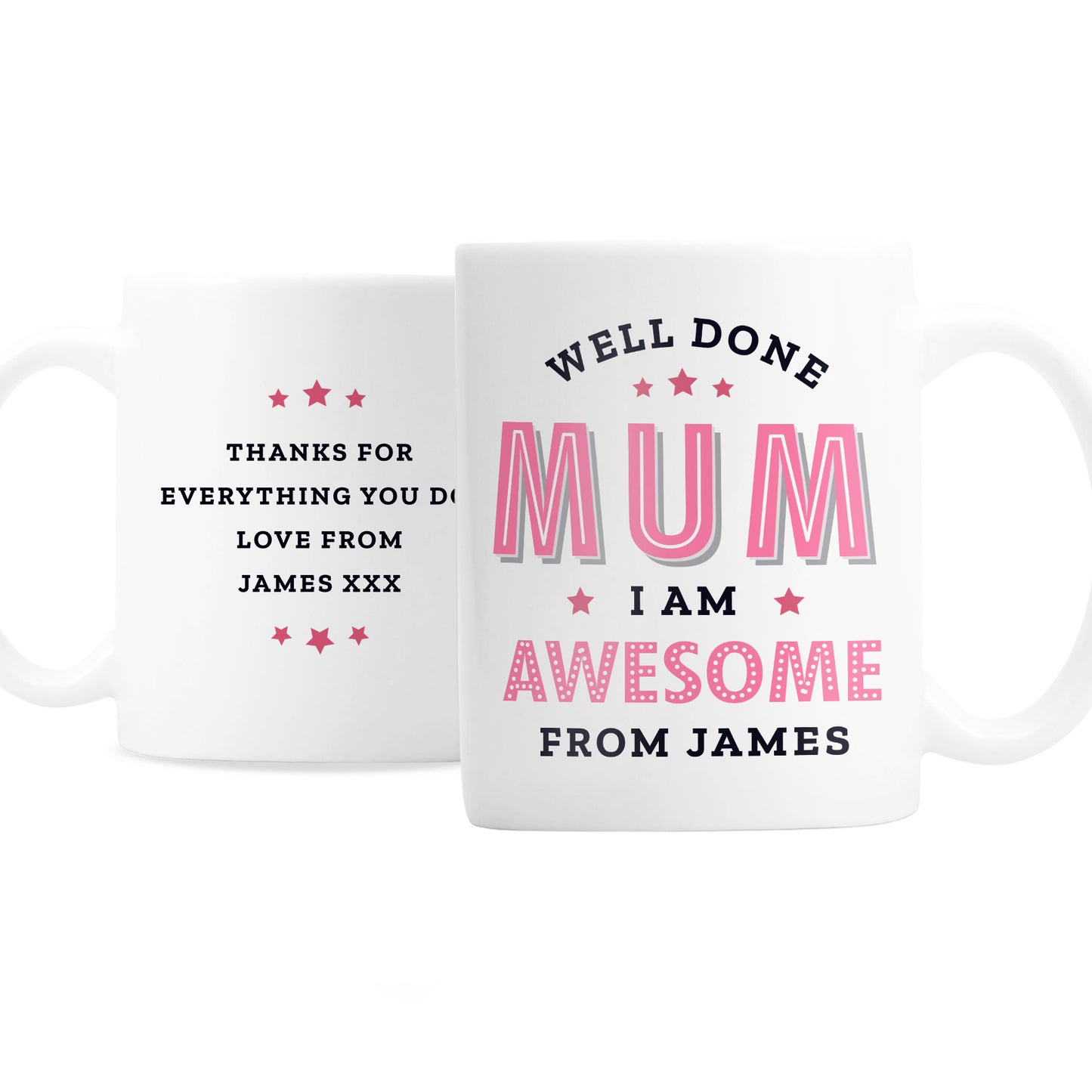 Personalised Well Done Mum I Am Awesome Mug - image 4