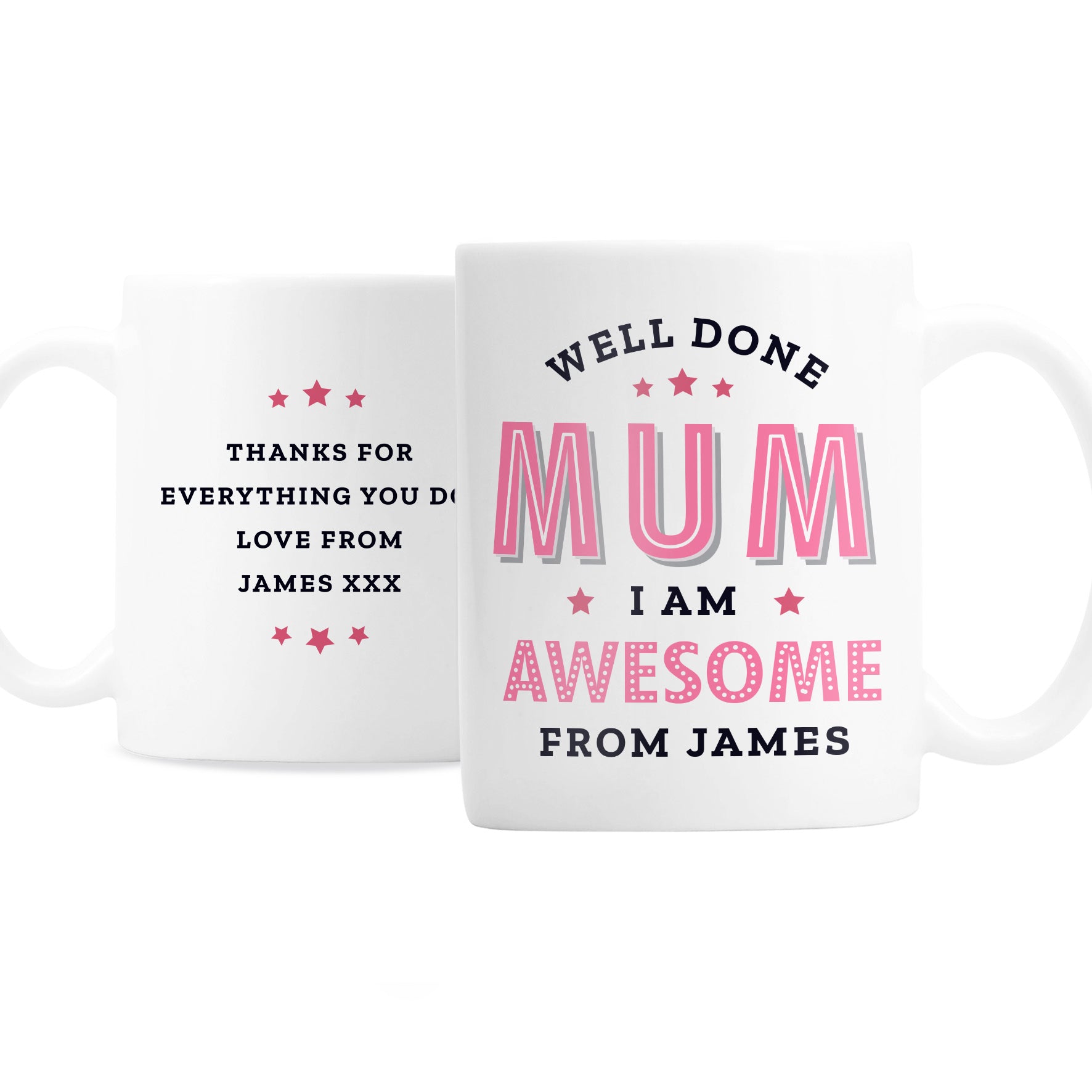 Personalised Well Done Mum I Am Awesome Mug - image 4