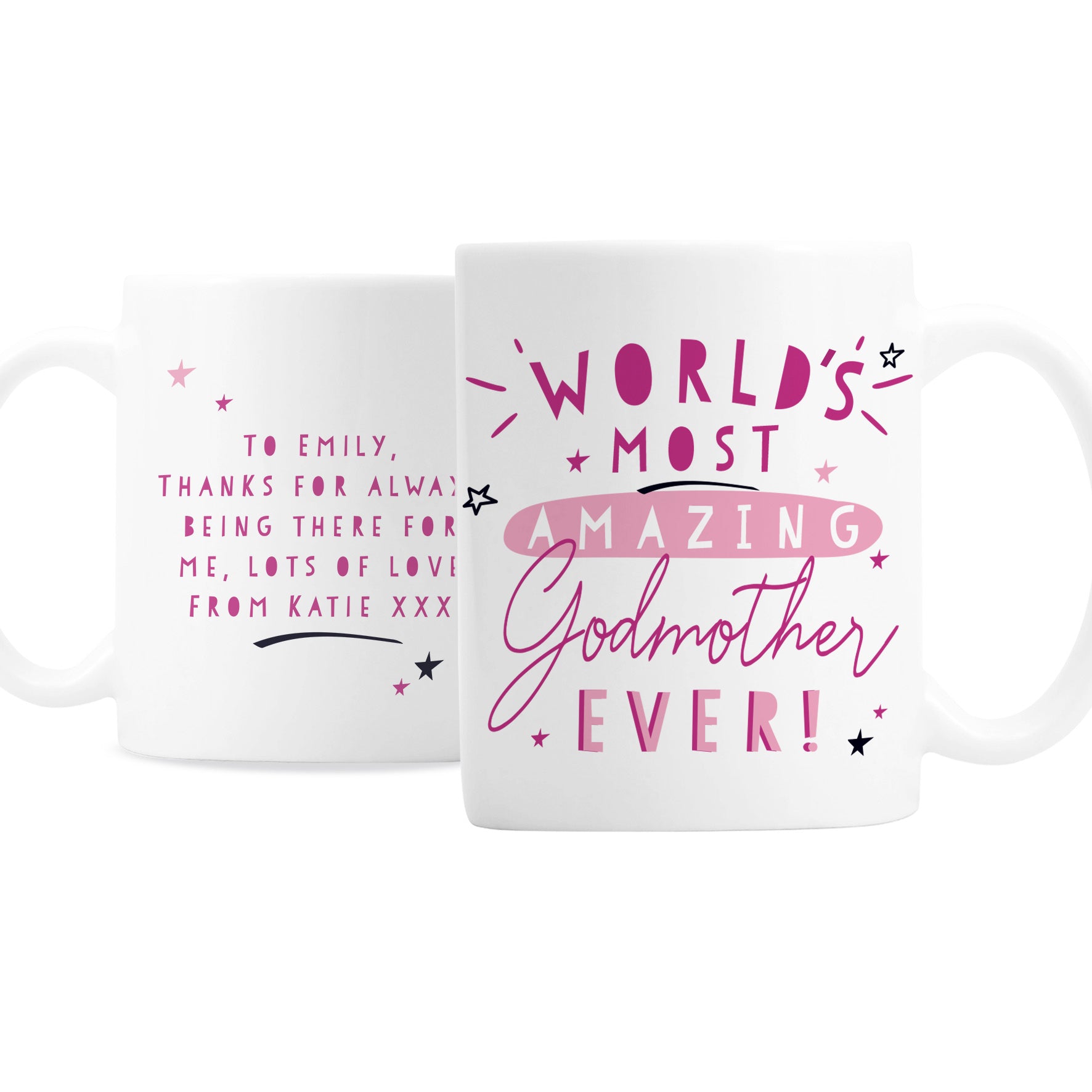 Personalised World's Most Amazing Godmother Mug - image 4