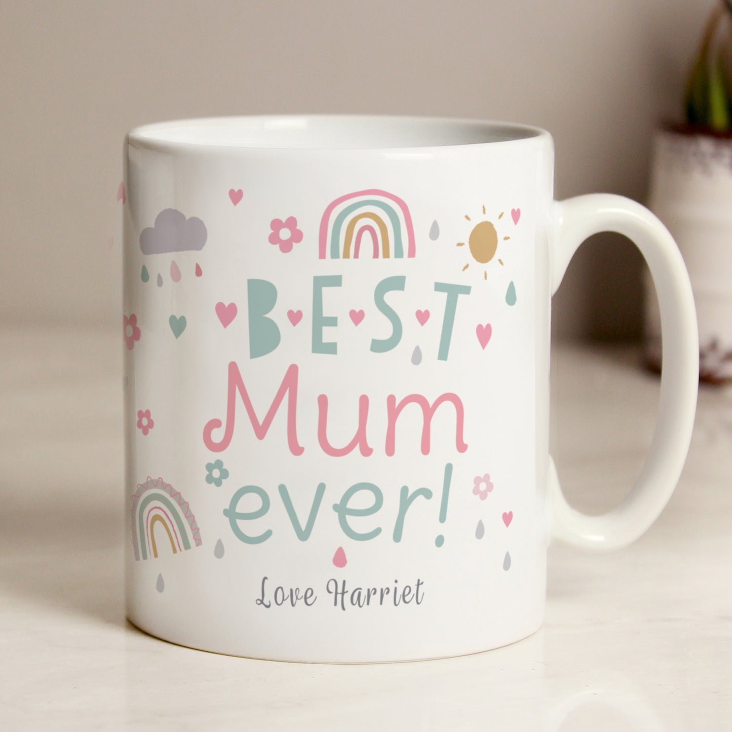 Personalised Best Ever Rainbows & Sunshine Mug - image 2