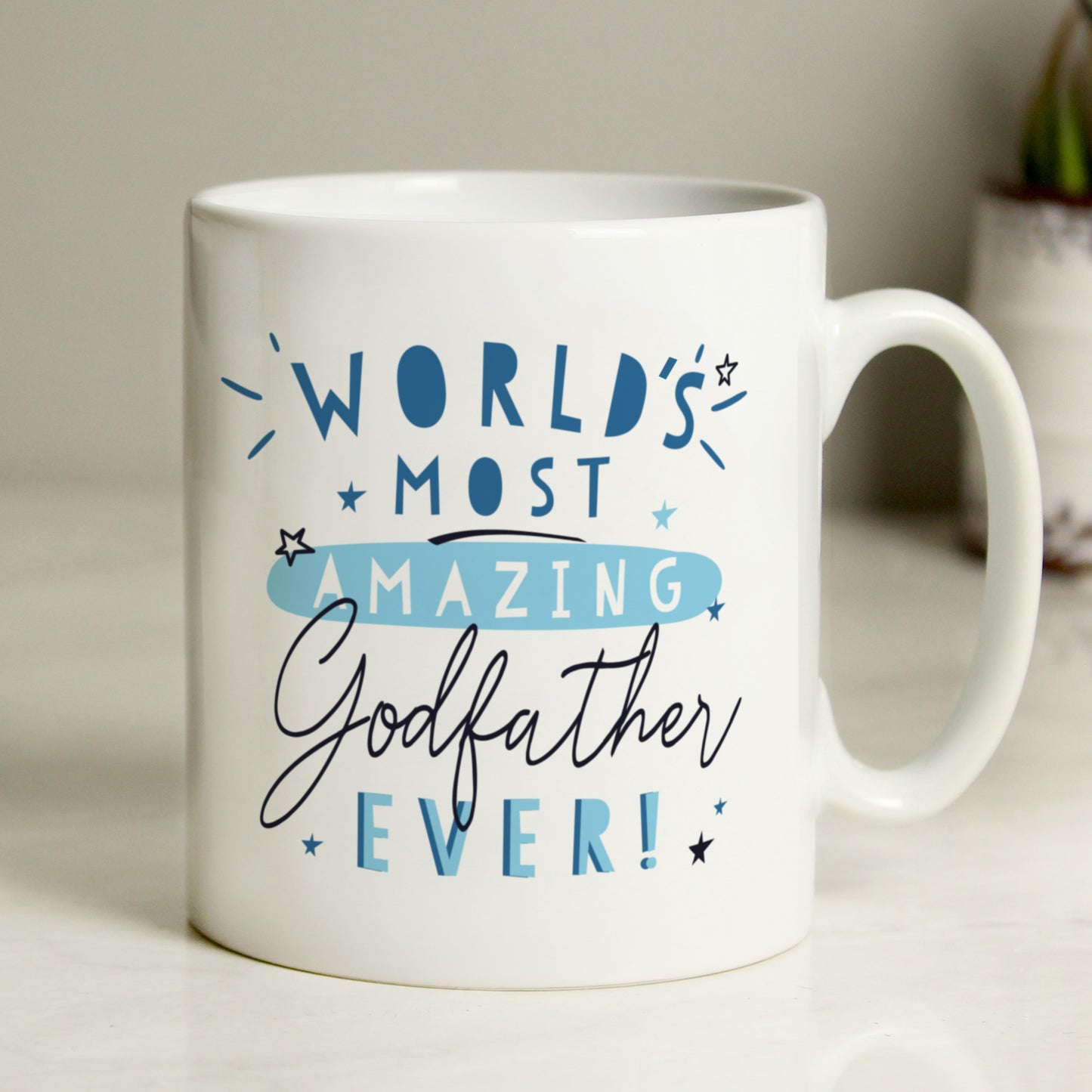 Personalised World's Most Amazing Godfather Mug from Heartfelt Gifts