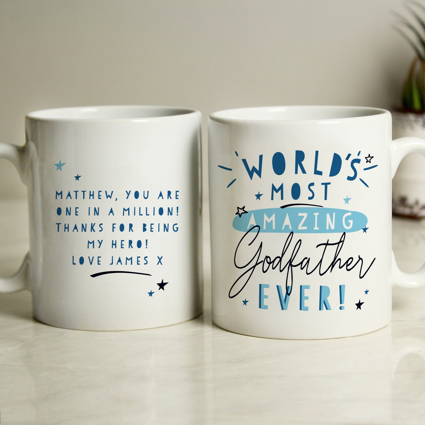 Personalised World's Most Amazing Godfather Mug - image 3