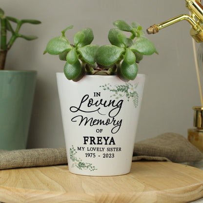 Personalised In Loving Memory Plant Pot from Heartfelt Gifts