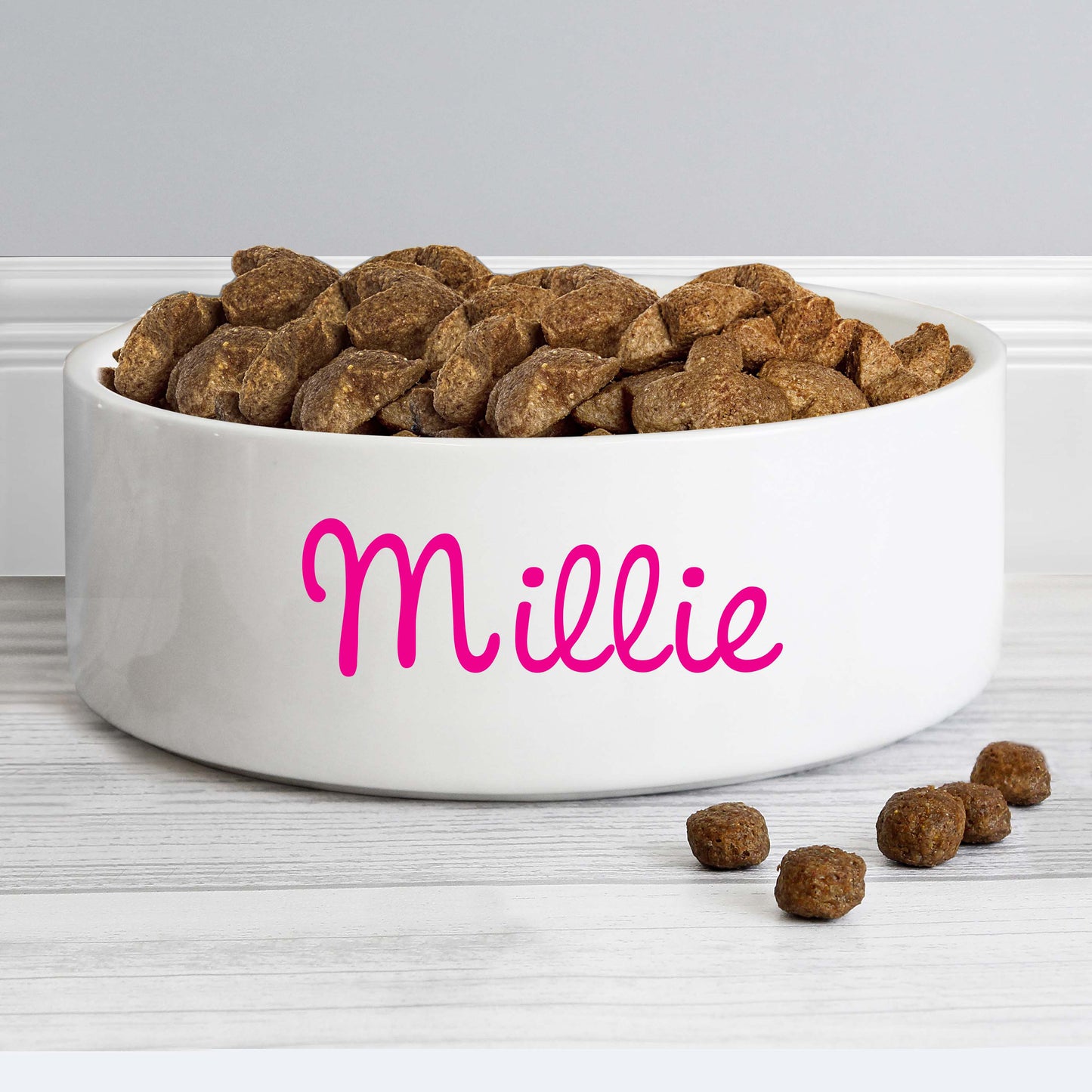 Personalised Pink Name 15cm Medium Pet Bowl from Heartfelt Gifts