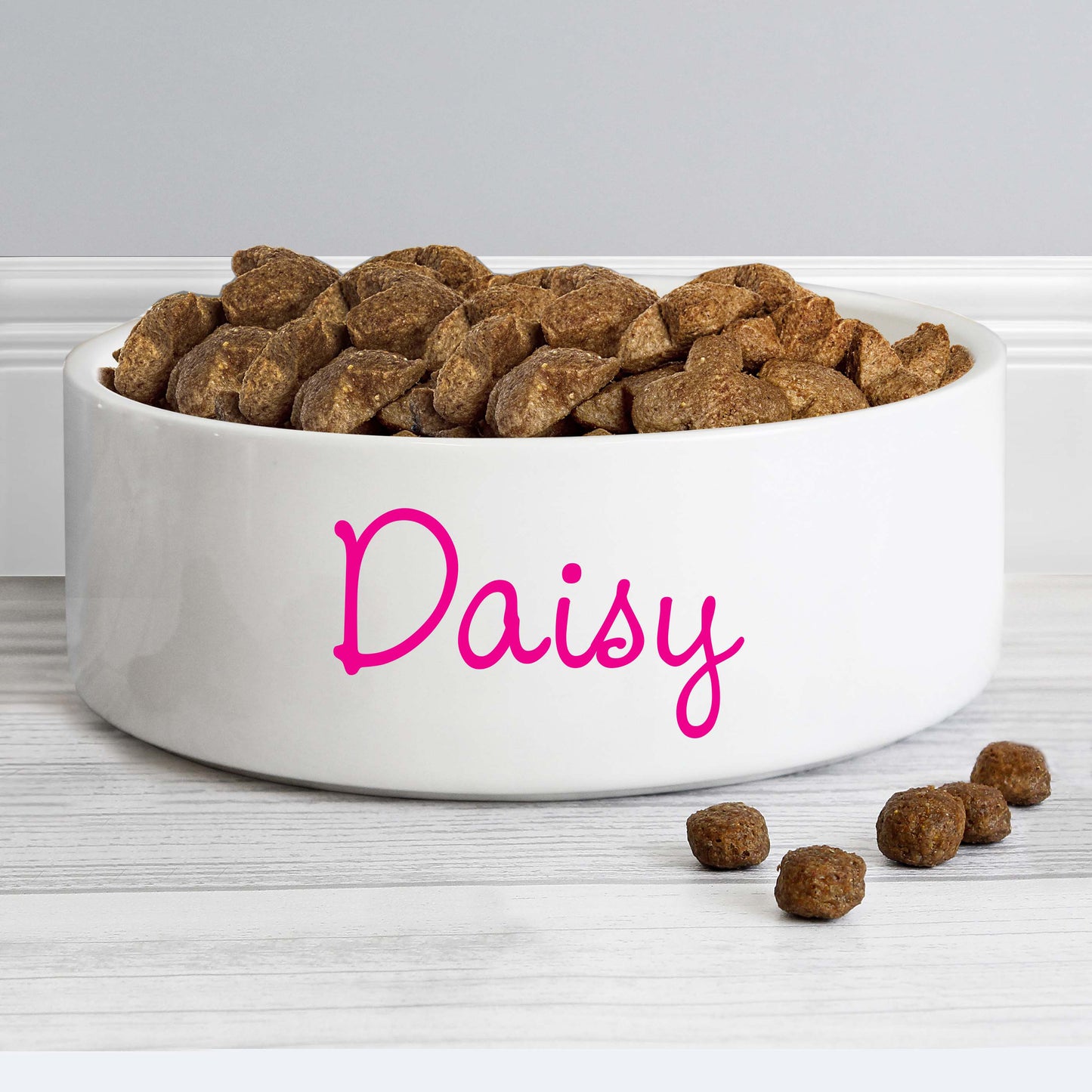 Personalised Pink Name 15cm Medium Pet Bowl - image 3