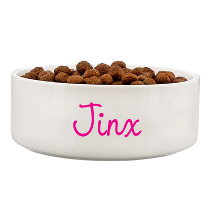 Personalised Pink Name 15cm Medium Pet Bowl - image 5
