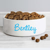 Personalised Blue Name 15cm Medium Pet Bowl