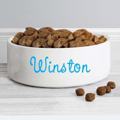 Personalised Blue Name 15cm Medium Pet Bowl - image 4