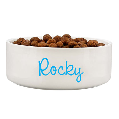 Personalised Blue Name 15cm Medium Pet Bowl - image 5