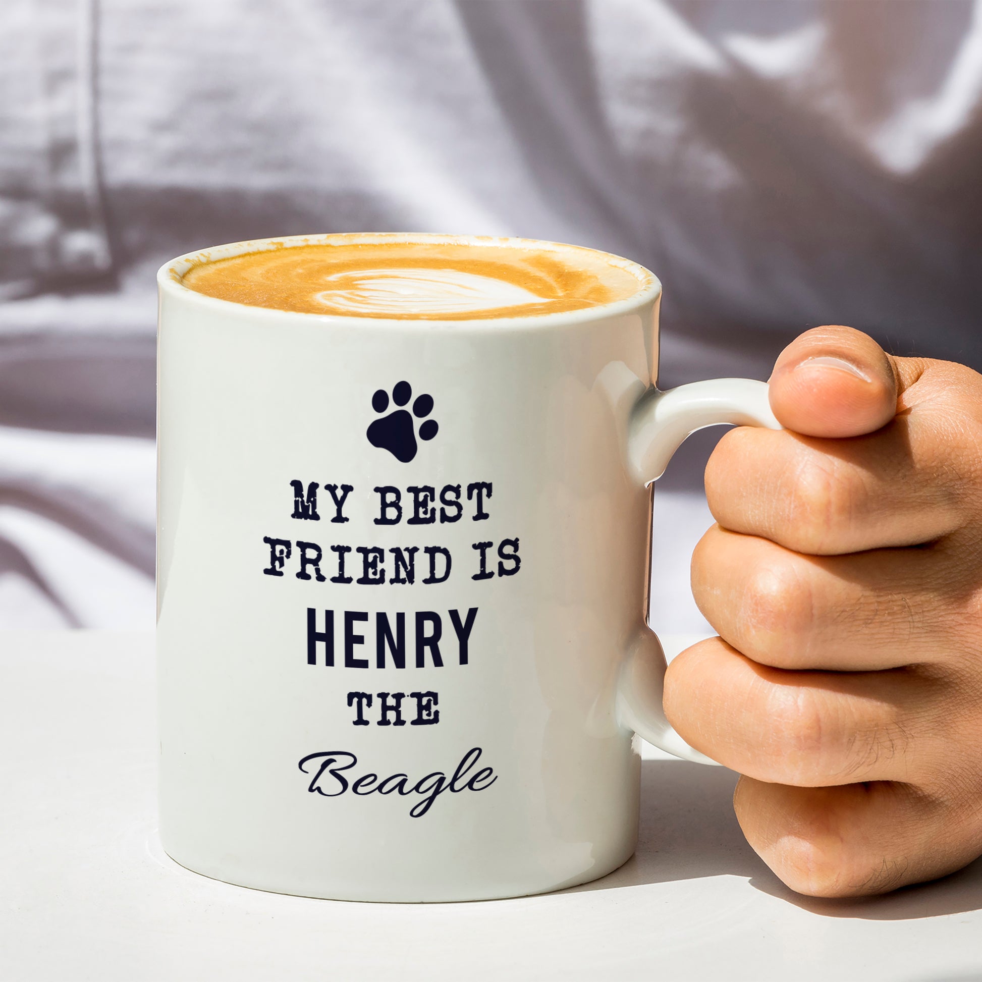 Personalised Paw Print Dog Breed Mug - image 6