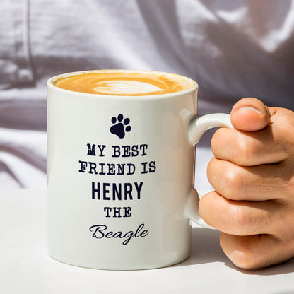 Personalised Paw Print Dog Breed Mug - image 6