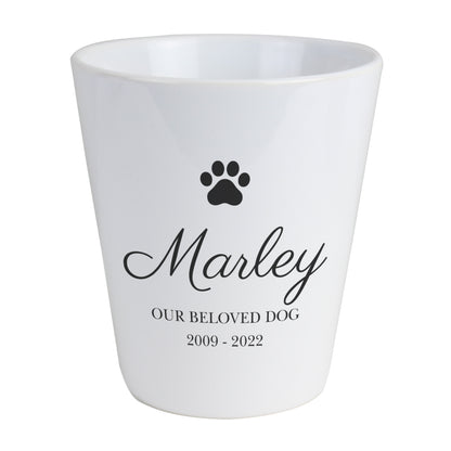 Personalised Paw Print Plant Pot - image 4