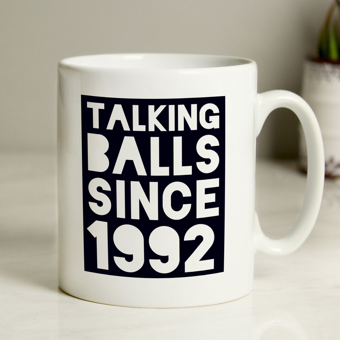 Personalised Talking Balls Since Mug - image 2