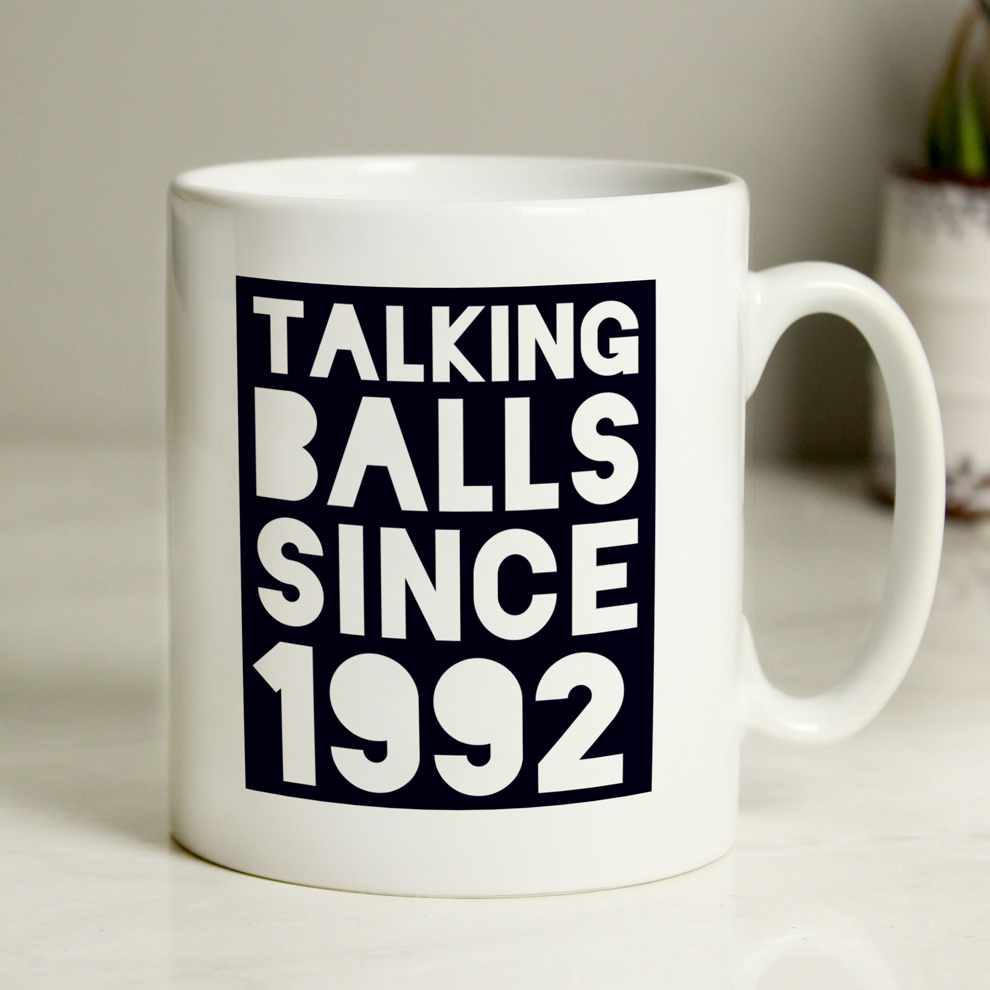 Personalised Talking Balls Since Mug - image 2