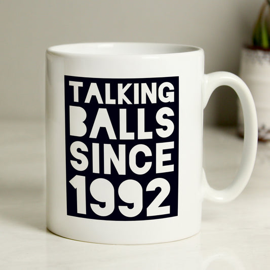 Personalised Talking Balls Since Mug - image 2