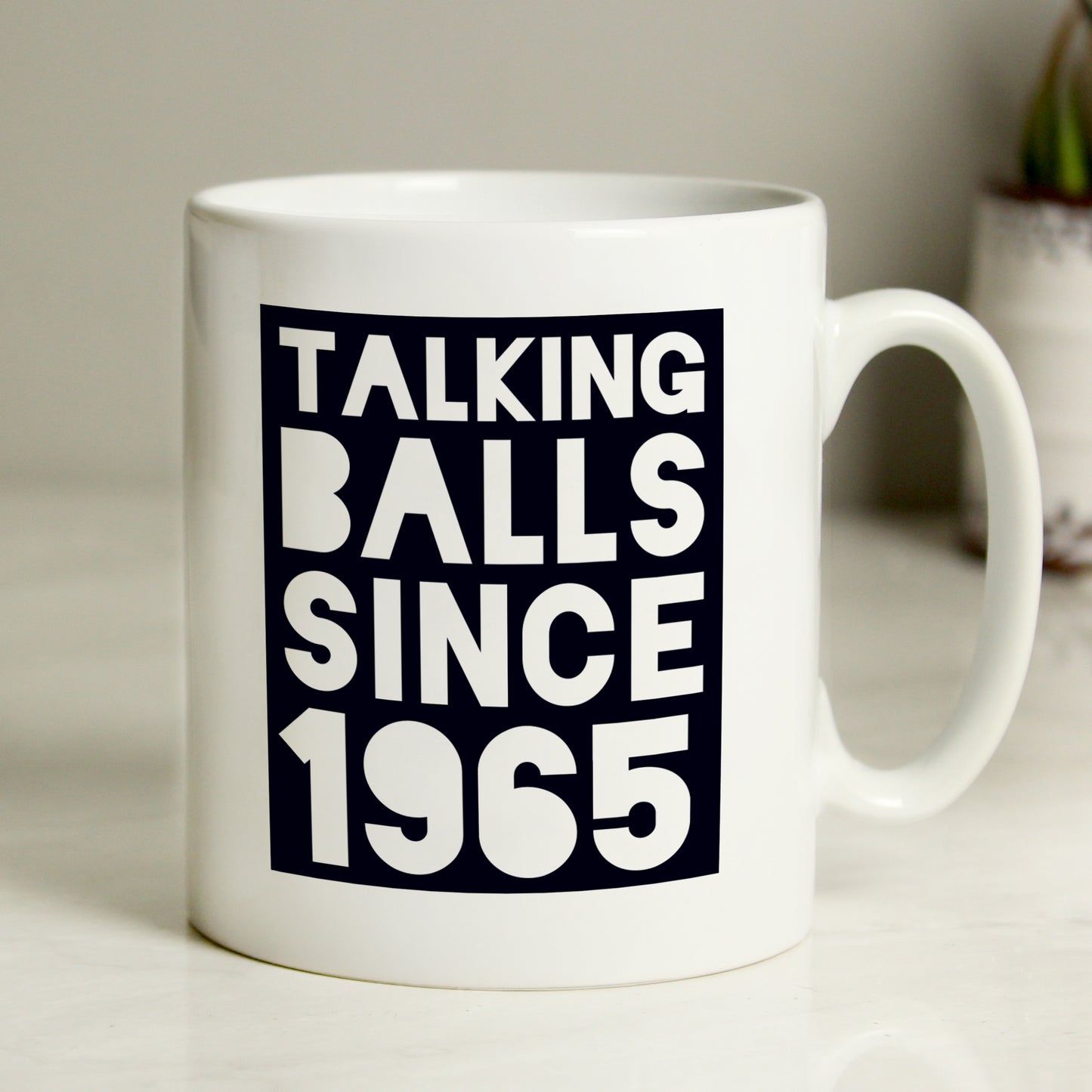 Personalised Talking Balls Since Mug - image 3