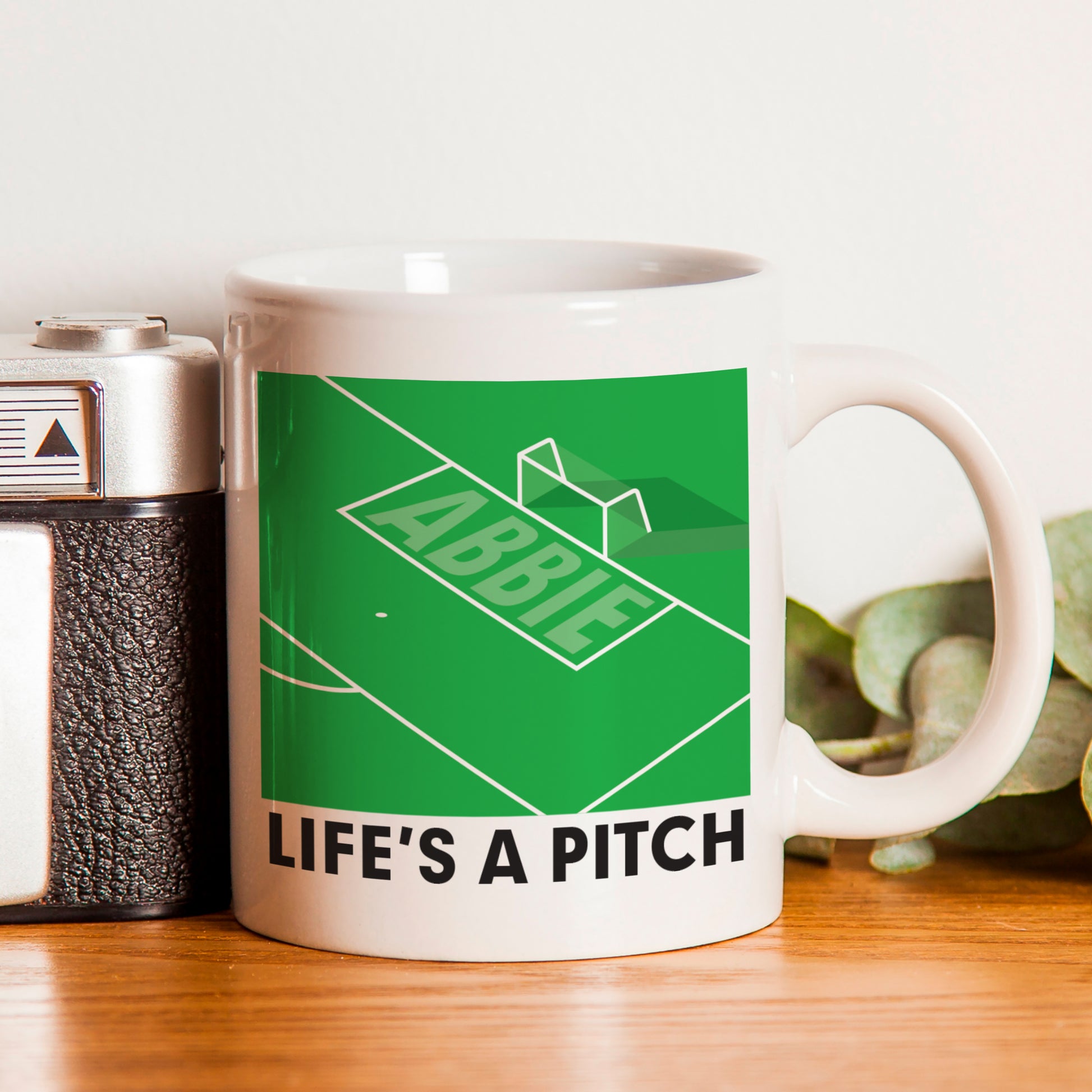 Personalised Life's A Pitch Mug - image 3