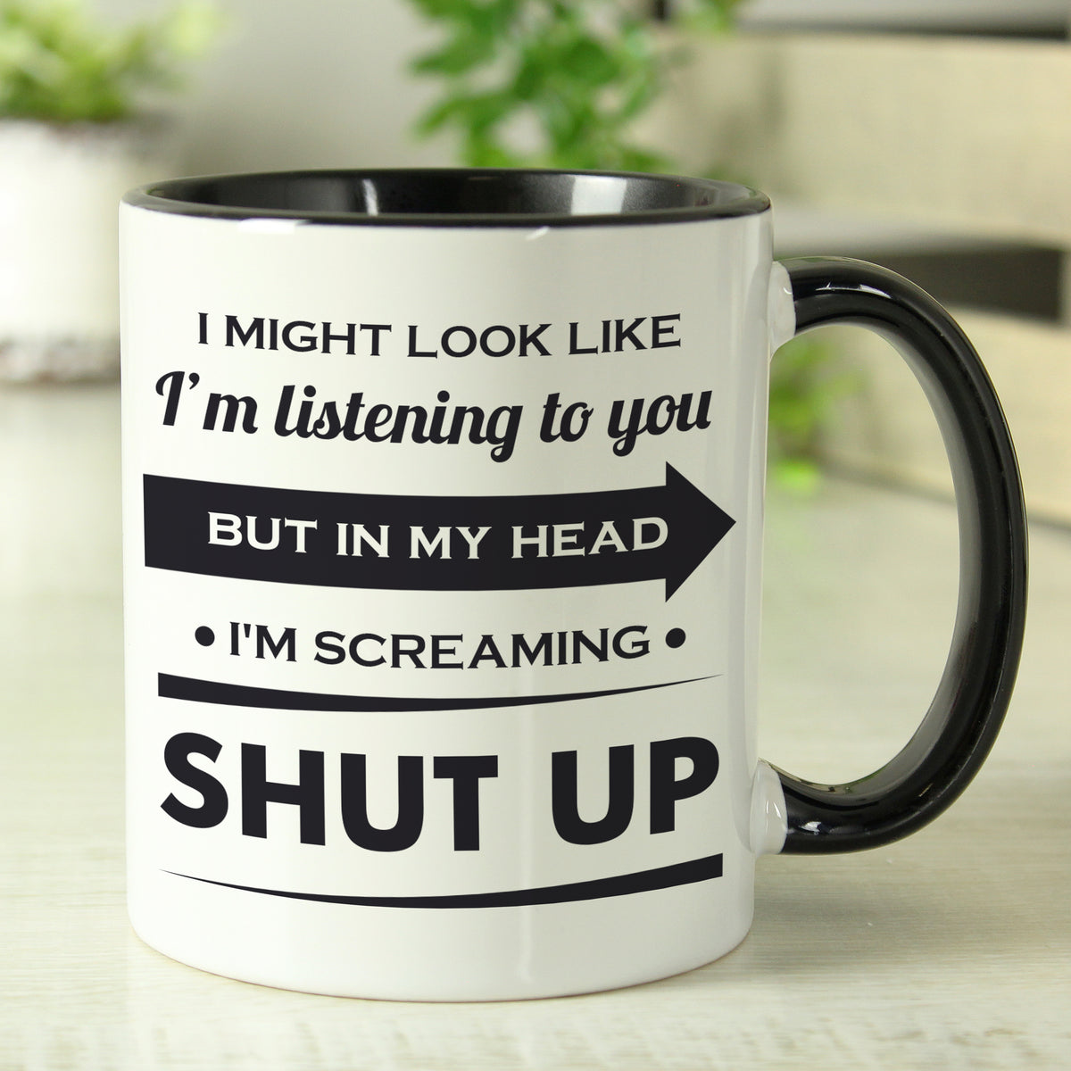 Personalised Look Like I'm Listening Mug - image 4