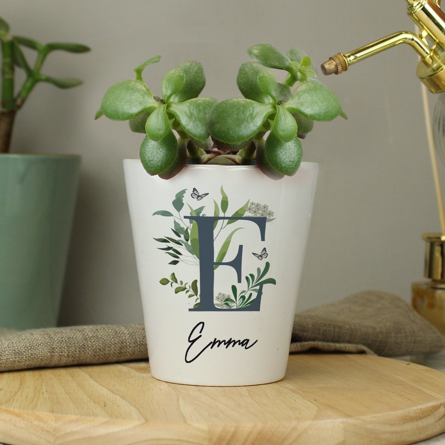 Personalised Botanical Plant Pot from Heartfelt Gifts