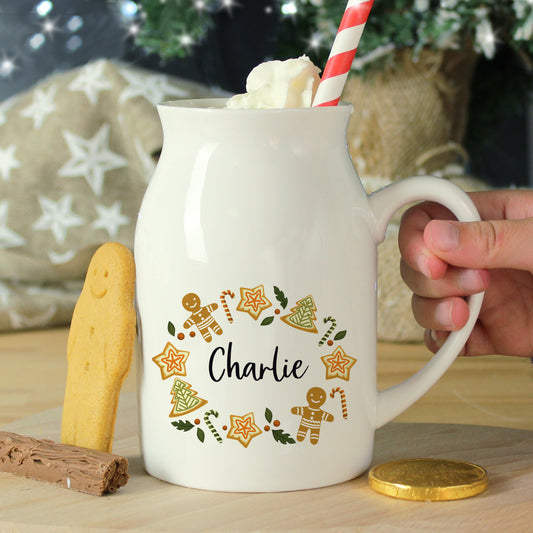 Personalised Christmas Milk Jug from Heartfelt Gifts