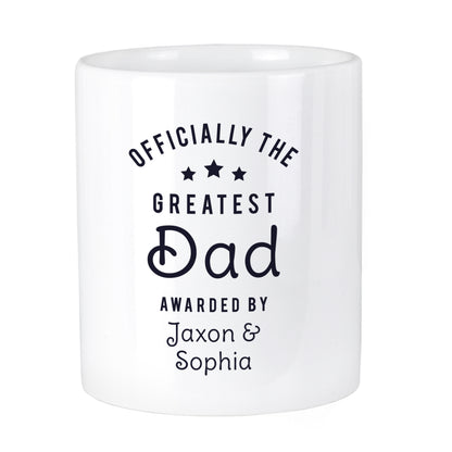 Personalised Officially The Greatest Ceramic Storage Pot - image 5