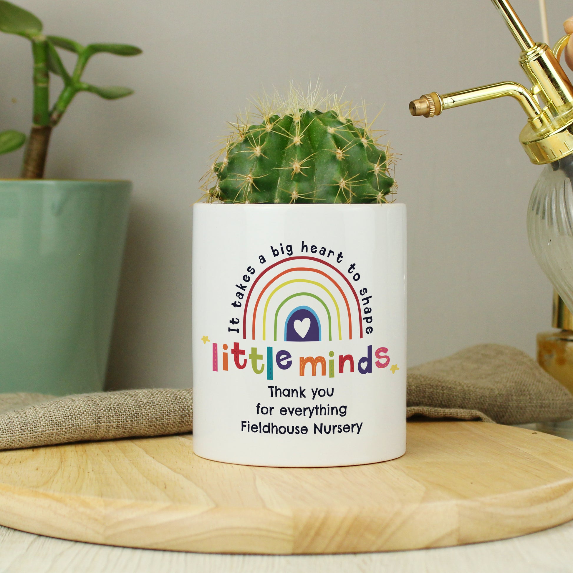 Personalised Shape Little Minds Ceramic Storage Pot - image 3