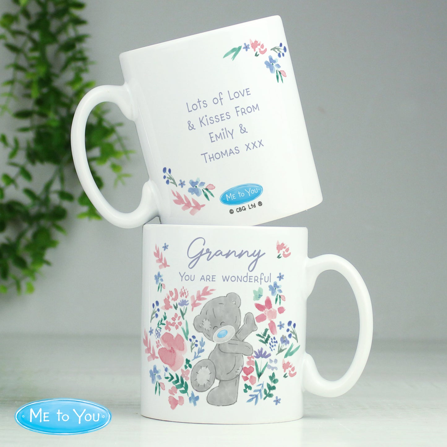 Personalised Me To You Pastel Floral Mug from Heartfelt Gifts