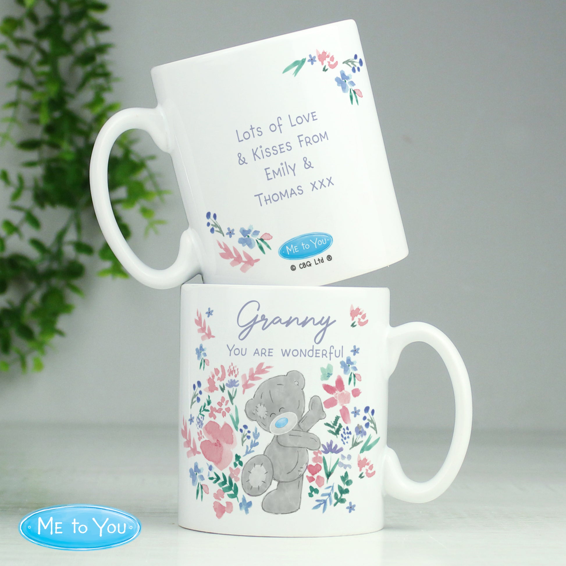Personalised Me To You Pastel Floral Mug from Heartfelt Gifts