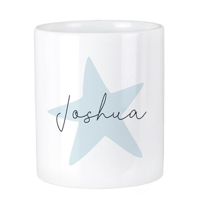Personalised Blue Star Ceramic Storage Pot - image 5