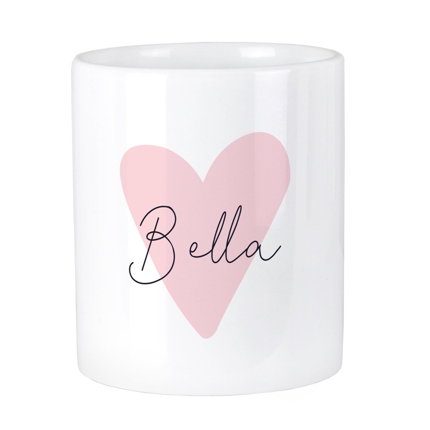 Personalised Pink Heart Ceramic Storage Pot - image 5