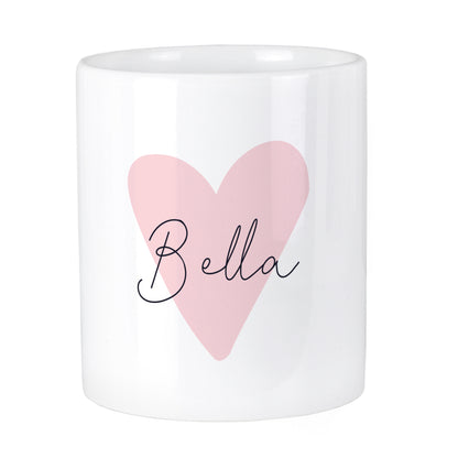 Personalised Pink Heart Ceramic Storage Pot - image 5