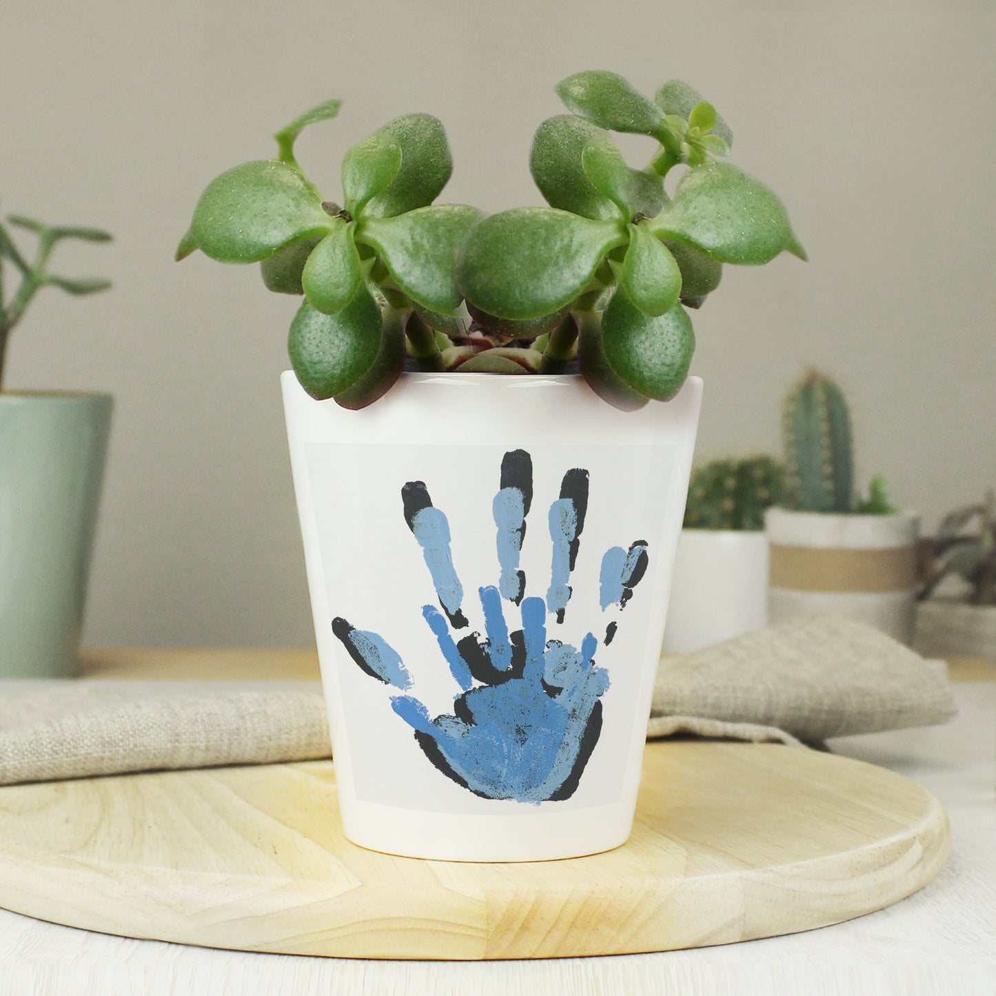 Personalised Childrens Drawing Photo Upload Plant Pot - image 4