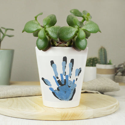 Personalised Childrens Drawing Photo Upload Plant Pot - image 4