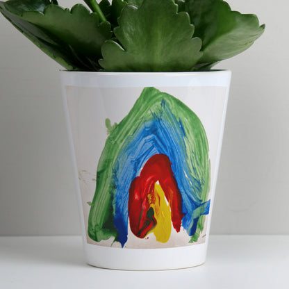 Personalised Childrens Drawing Photo Upload Plant Pot - image 9